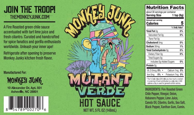 Mutant Verde Hot Sauce - Image 2