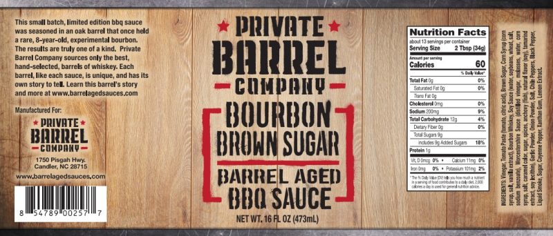 Barrel Aged Bourbon Brown Sugar BBQ Sauce - Image 2