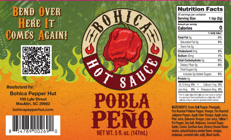 Pobla Peño Hot Sauce - Image 2